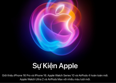 Sự kiện Apple 2024 "It's Glowtime": Ra mắt iPhone 16 Series, Apple Watch, AirPods