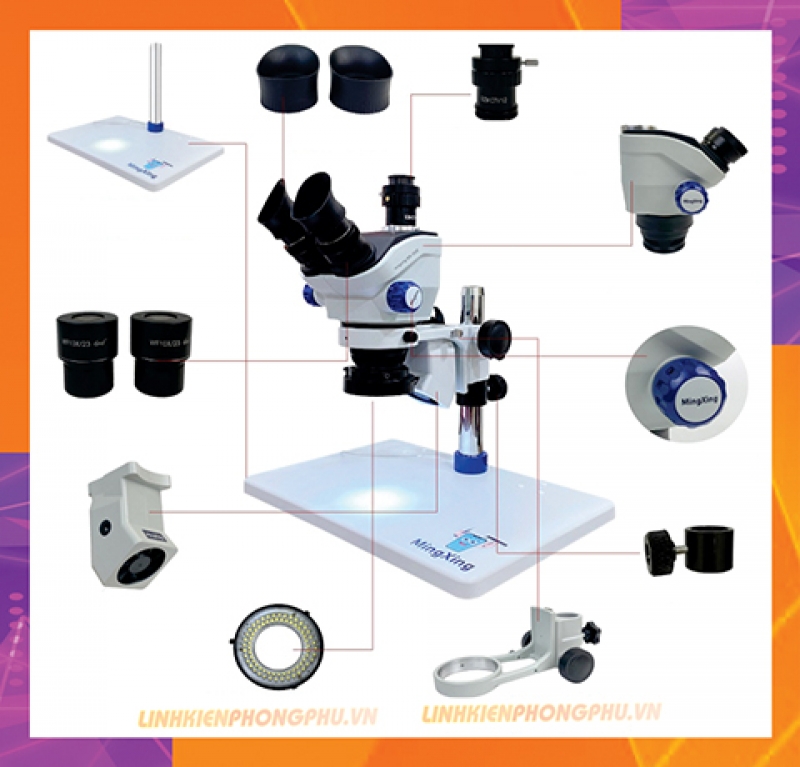 🔰Kính hiển Vi 3 mắt MingXing Pro Ver 1.2 MX-350E
