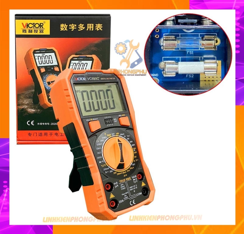 Đồng hồ đo Số Victor VC890C+ Mẫu mới