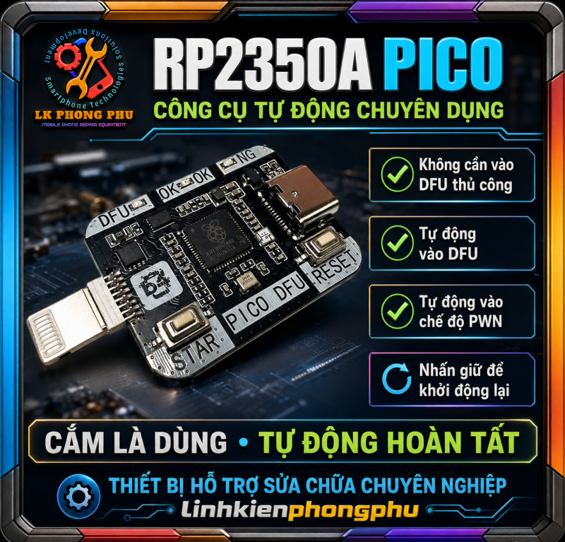 Mạch Waveshare RP2350 Pico DFU - PWN MODE  - Usbliter8 