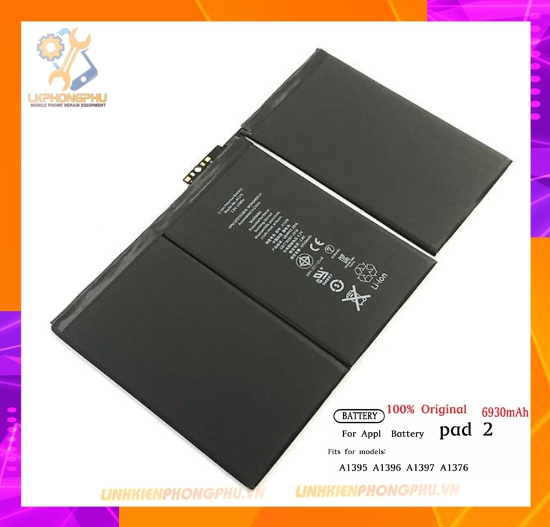 Pin Ipad 2 -A1376-6930mAh