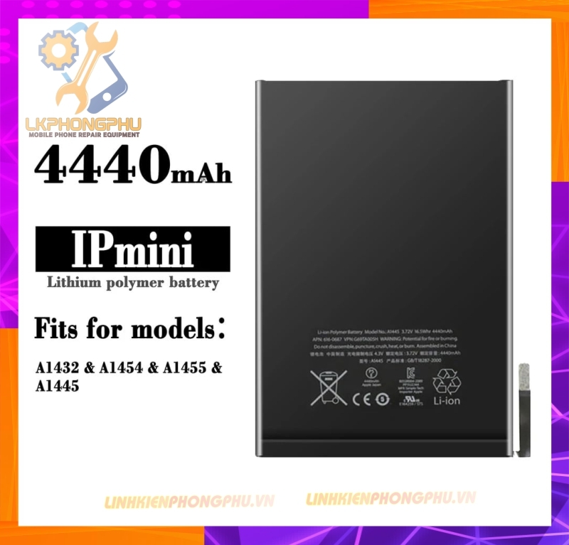 Pin Ipad Mini 1 Zin - A1445 - 4440mAh