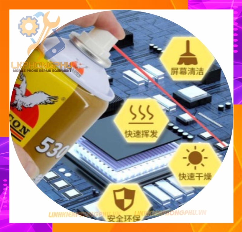 Nước lau Falcon 530 Ver lI Chim Ó huyền thoại Zin chính hãng
