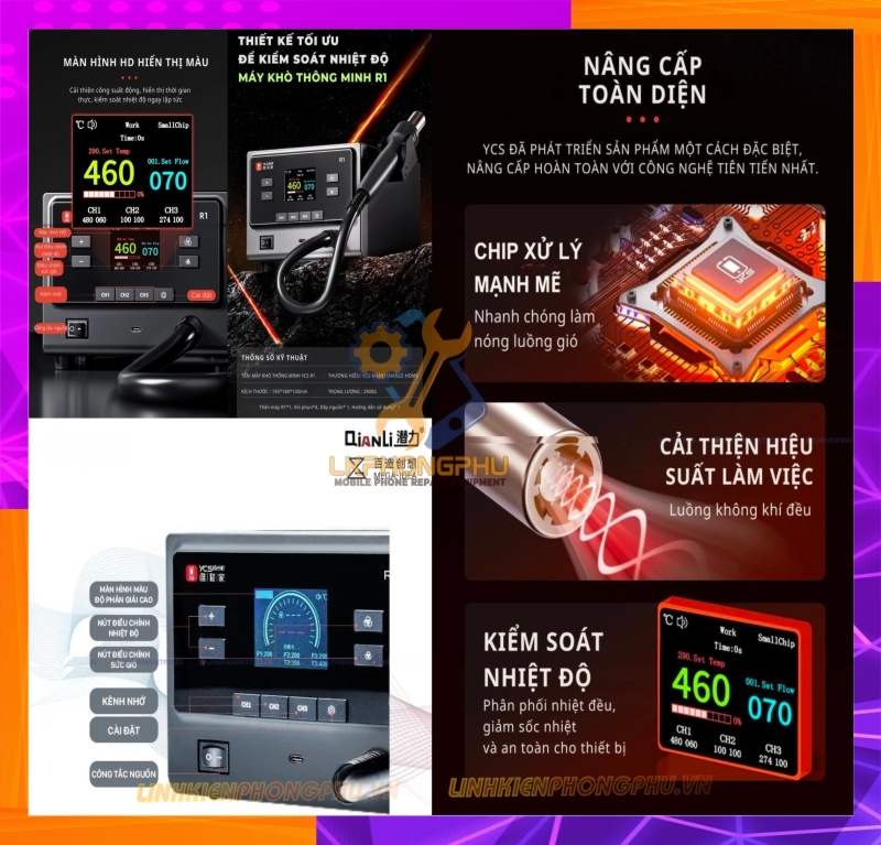 Máy Khò YCS - R1 : 1000W New 2024