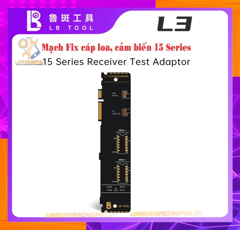 Box Luban L3 New. Làm Face. Làm Pin. Làm Truetone. Làm Camera. Làm Cáp Loa Cảm Biến....