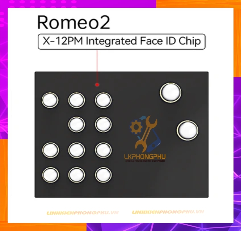 IC Làm Face ID JC 1 Tầng Remeo 2: Từ X - 12Pro Max / iPad 3-4-5 / 13-14 Series / 15 Series 