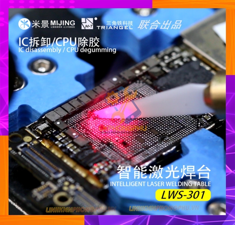 Máy Khò Hàn Laser Thông Minh LWS-301 Mijing - M-Triangel