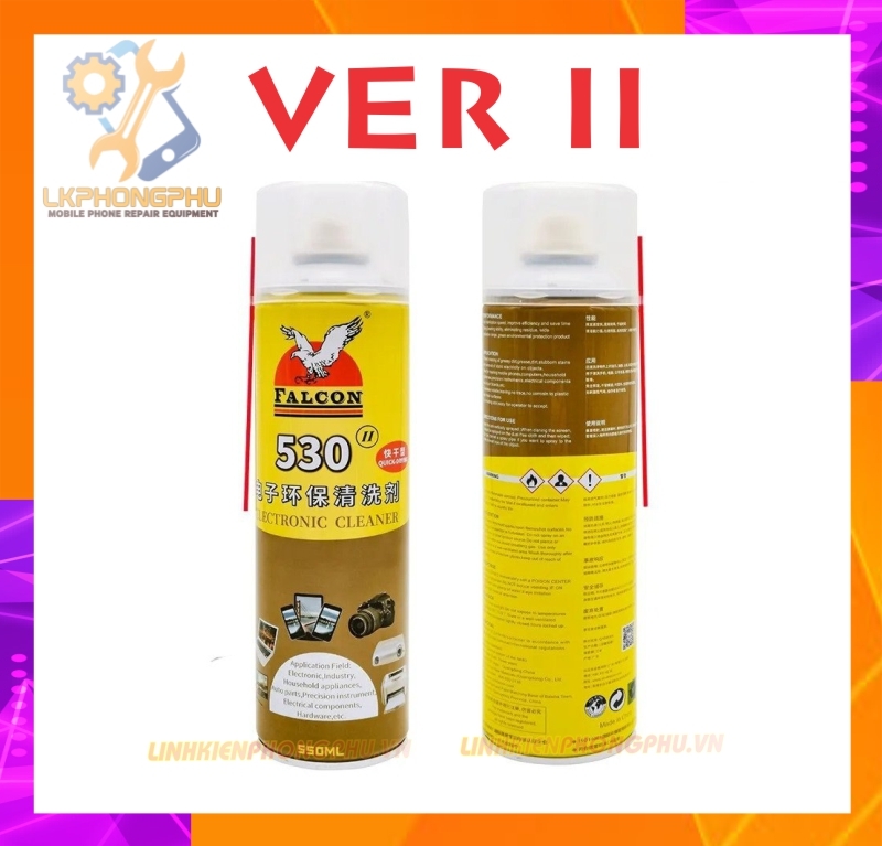 Nước lau Falcon 530 Ver lI Chim Ó huyền thoại Zin chính hãng