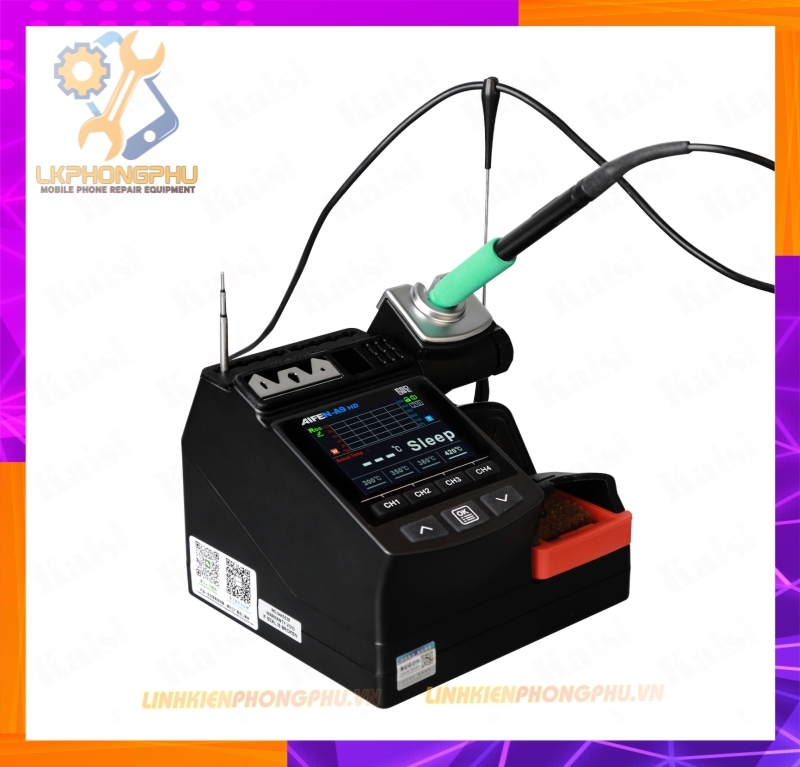 Máy Hàn AiFen A9 HD 2025 CS 180W Màn Hình Hiển Thị . Chế Độ Roc. Sóng Đo Nhiệt ( Kèm 3 Mũi Hàn )