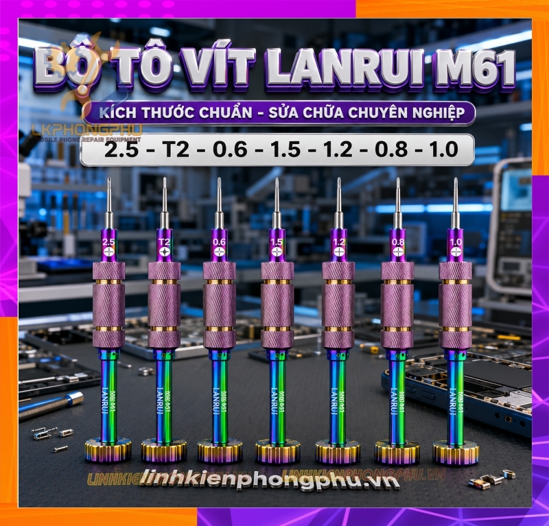 Tuavit Titan Lanrui M61 ( Được làm bằng thép hợp kim S2 )