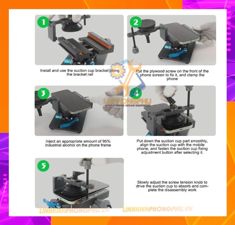 Đế kẹp làm lưng 2 in 1