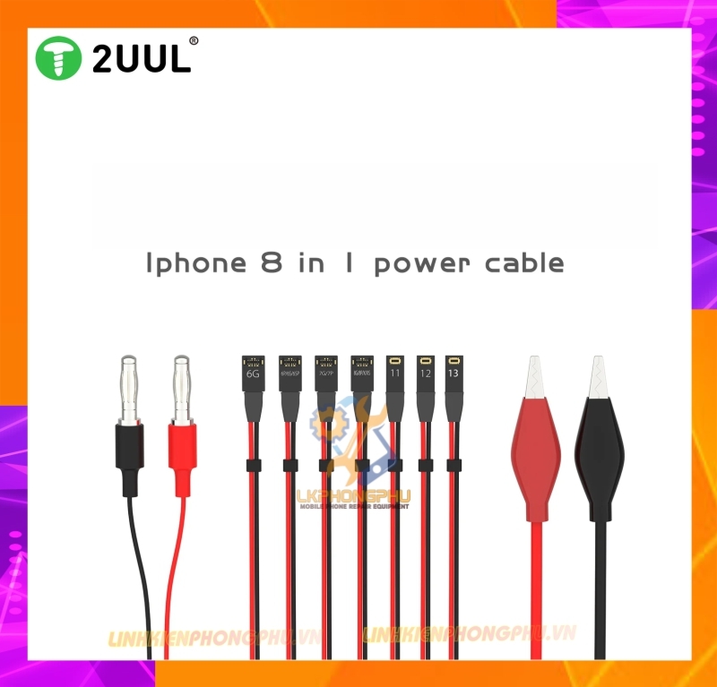 Dây cấp nguồn siêu xịn 2UUL 6G-14PRM ( chân 13-14 dùng chung )