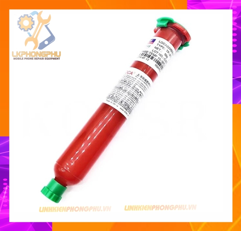 Keo Nước UV Chống Hồi bọt Ép Kính Tuyp 50g