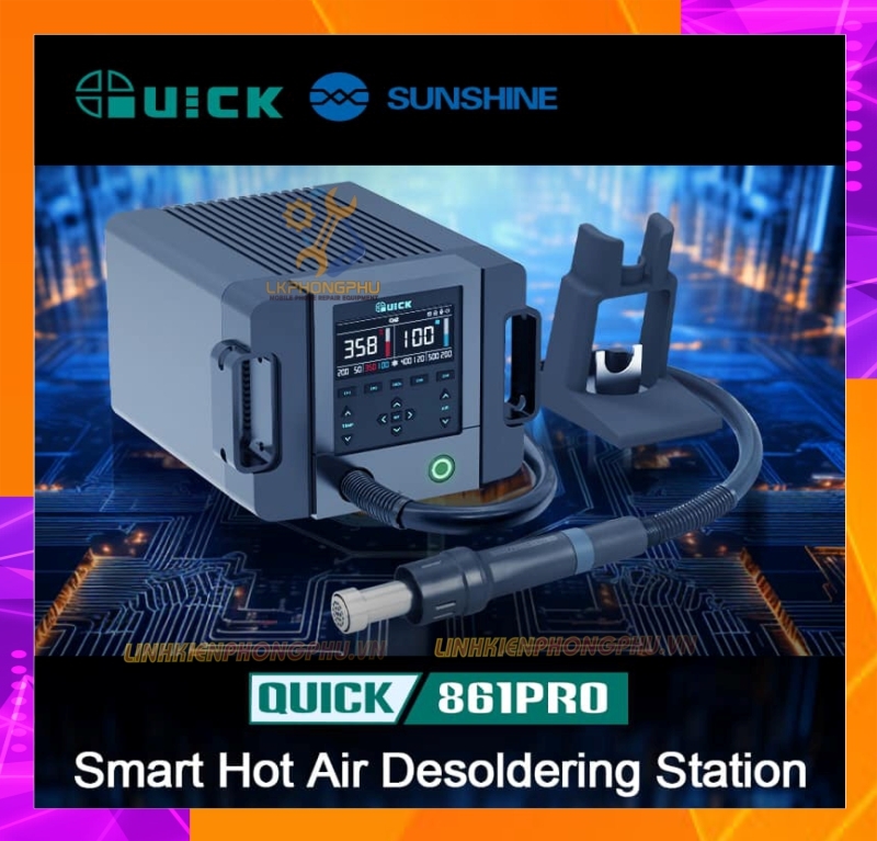 Máy khò Quick 861 Pro AI 1300W điều khiển bằng giọng nói ( New 2024 )