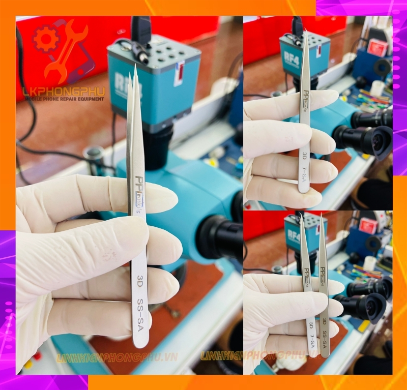 Nhíp 3D PPD WoNeNg Cong và Thẳng 