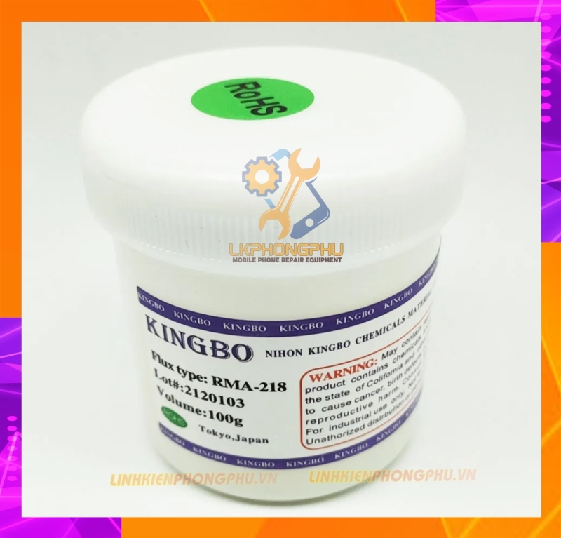Mỡ hàn Kingbo RMA-218:100g
