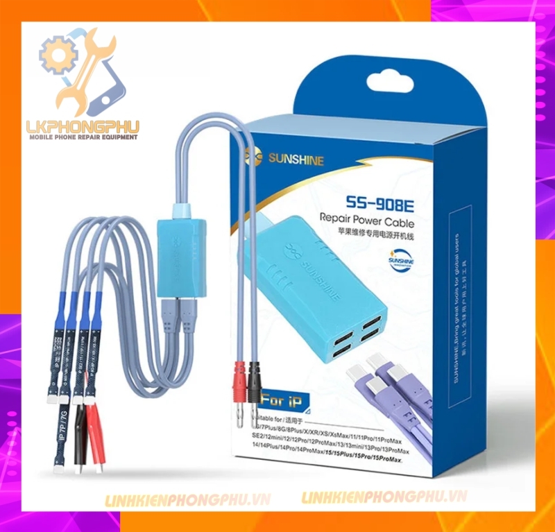 Dây cấp nguồn sunshine 908E 7G-15ProMax