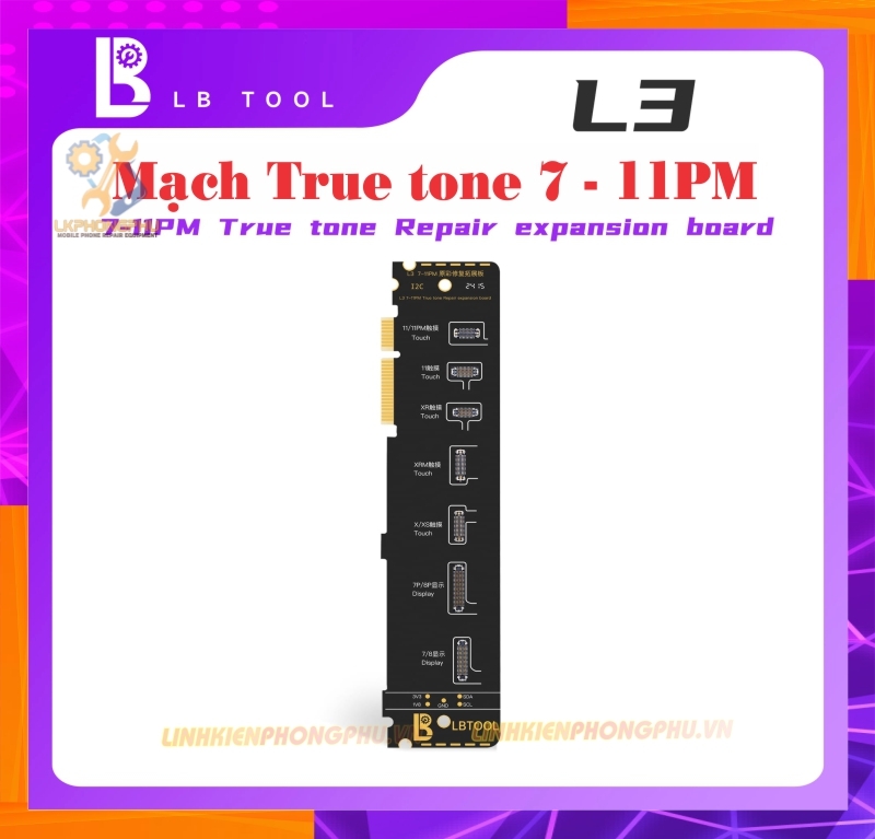 Box Luban L3 New. Làm Face. Làm Pin. Làm Truetone. Làm Camera. Làm Cáp Loa Cảm Biến....