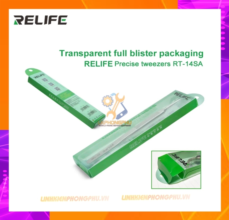 Nhíp Relife RL-14SA Cong và RL-14A Thẳng