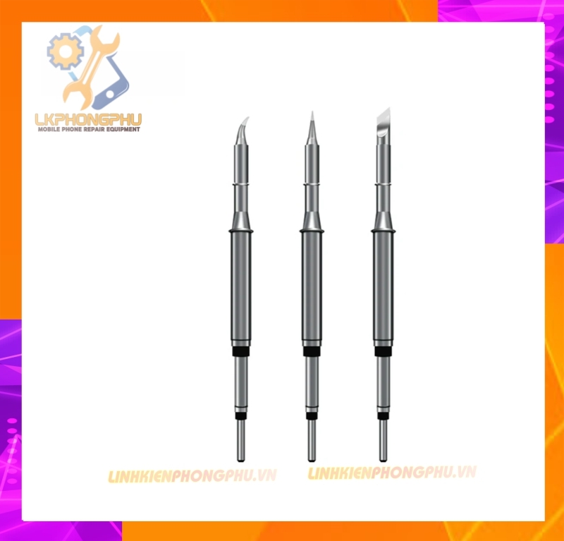 Mũi hàn C115 Chuyên Câu mạch Dùng cho Tay Hàn JBC Hãng PPD  ( Cong iS - Dao-K - Nhọn-i )