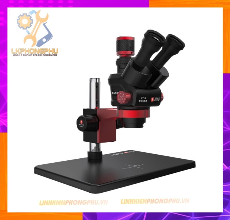 Kính Hiển Vi 3 Mắt YCS Yang Chang Shun 6558X ( Kèm đèn ) - Chưa Kèm Cam