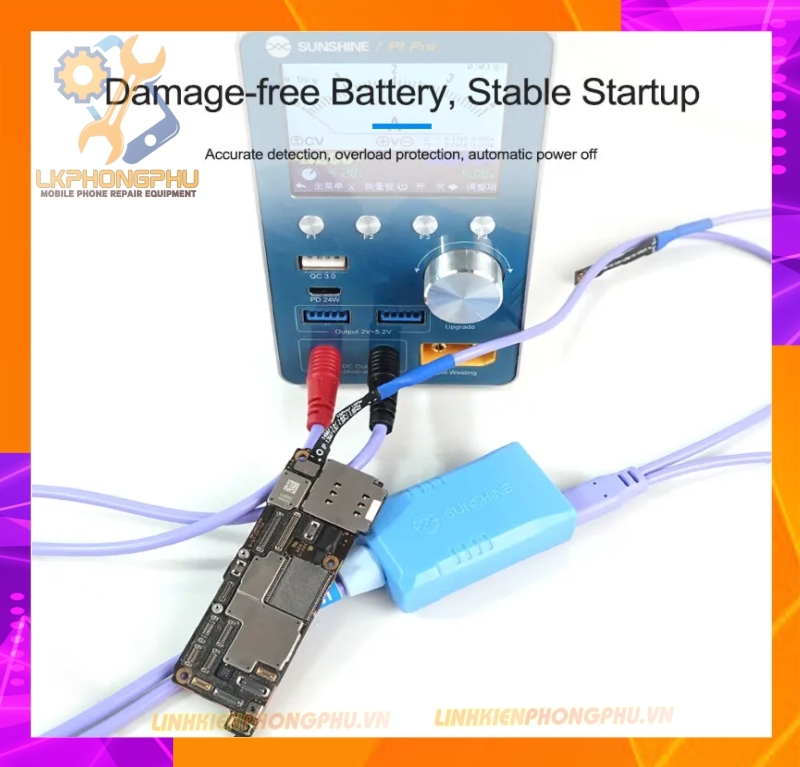 Dây cấp nguồn sunshine 908E 7G-15ProMax