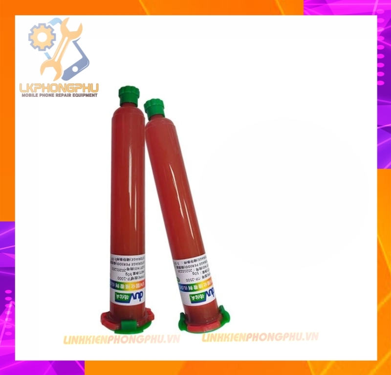 Keo Nước UV Chống Hồi bọt Ép Kính Tuyp 50g