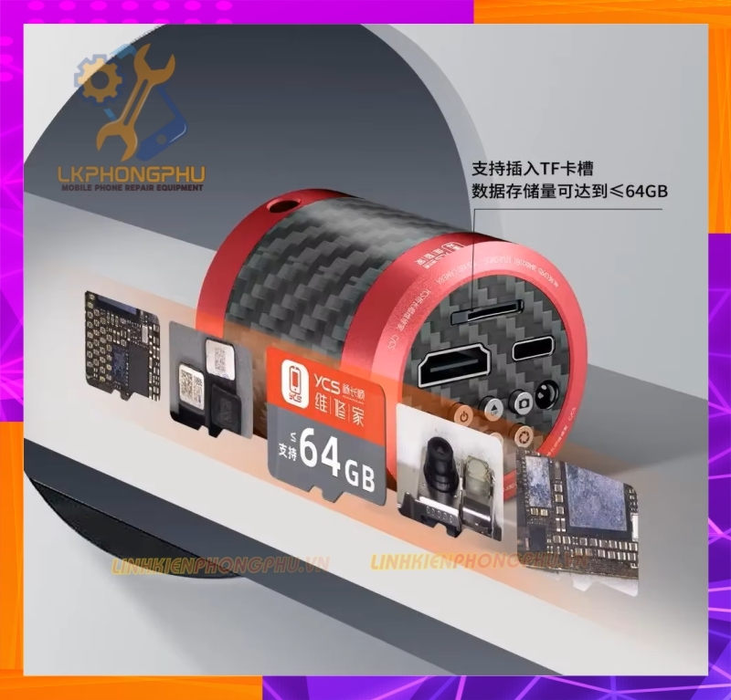 Camera 4K YCS X80 Gắn Kính Hiển Vi