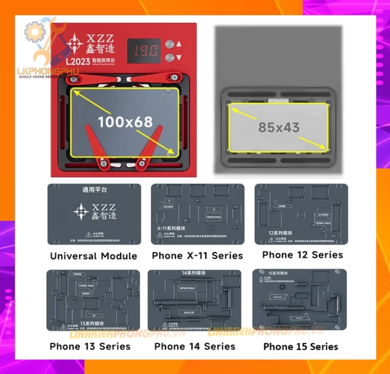 Đế Nhiệt Tách ghép Main Xinzhizao L2023 Từ X-15Pro Max