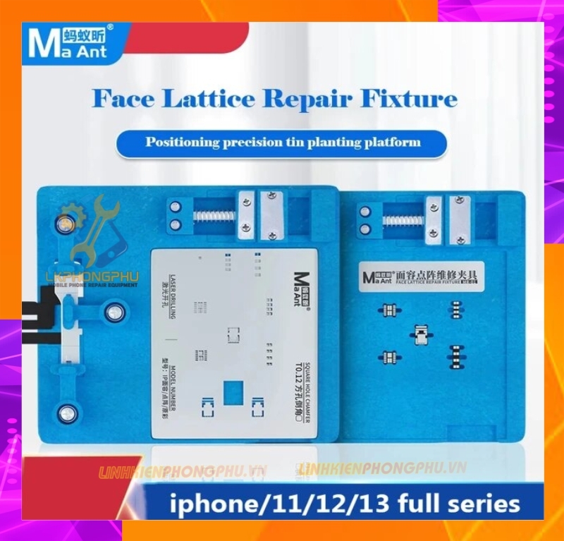 Bộ Khuôn căn chỉnh kèm vỉ làm Face ID T0.12: X -> 13ProMax by MaAnt