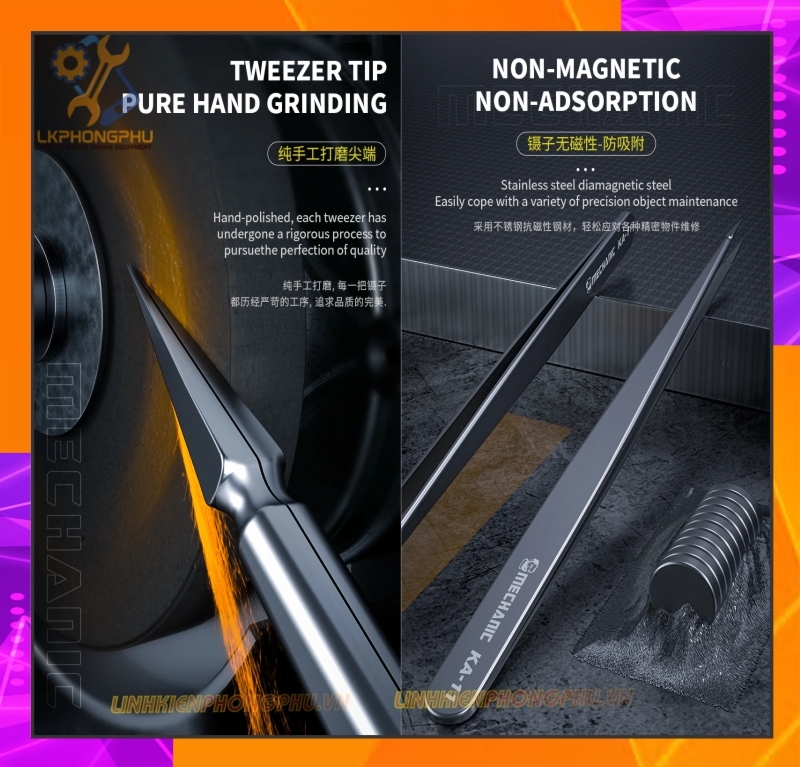 Nhíp 3D Siêu Xịn Mechanic KA-11 ( Loại Thẳng )