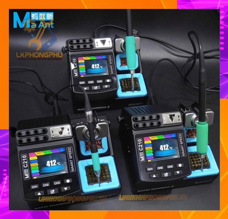 Máy Hàn MaAnt Speed C210 200W (tay hàn tuỳ chọn C210/C115/C245)