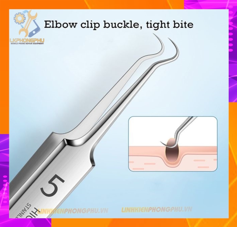 Nhíp Stailess Cell Tweezers