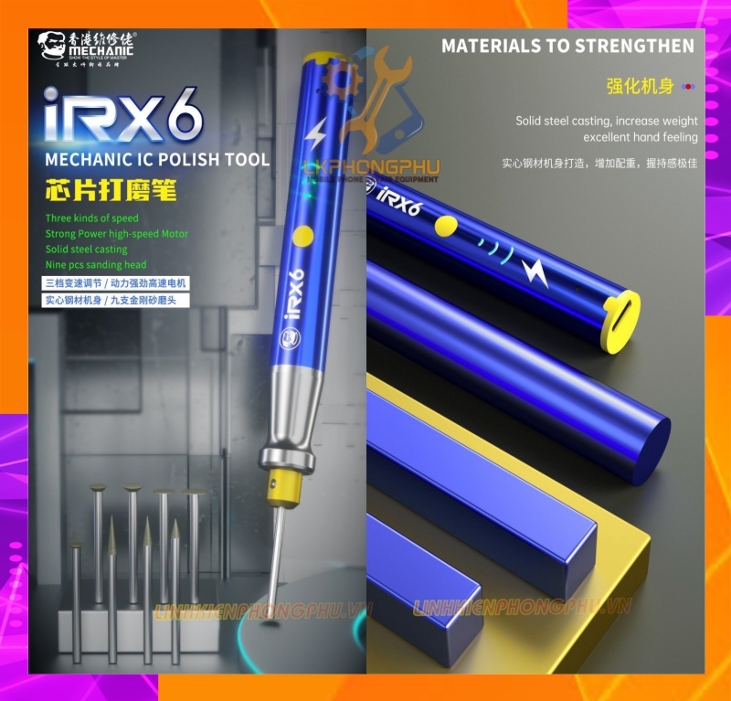 Máy mài mini cầm tay Mechanic IRX6