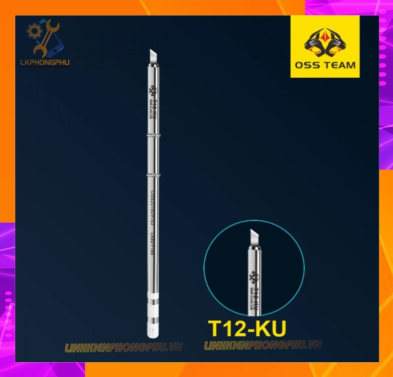 Mũi Hàn T12 OSSTEam Dùng cho Tips hàn T12 ( Mũi Cong - Mũi Cắt - Mũi Nhọn )