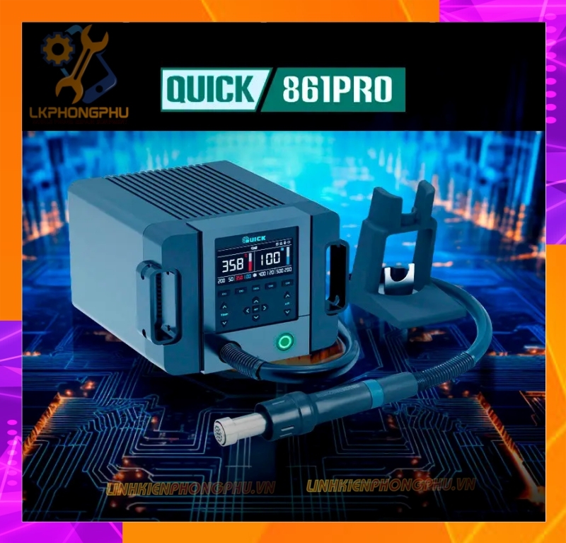 Máy khò Quick 861 Pro AI 1300W điều khiển bằng giọng nói ( New 2024 )