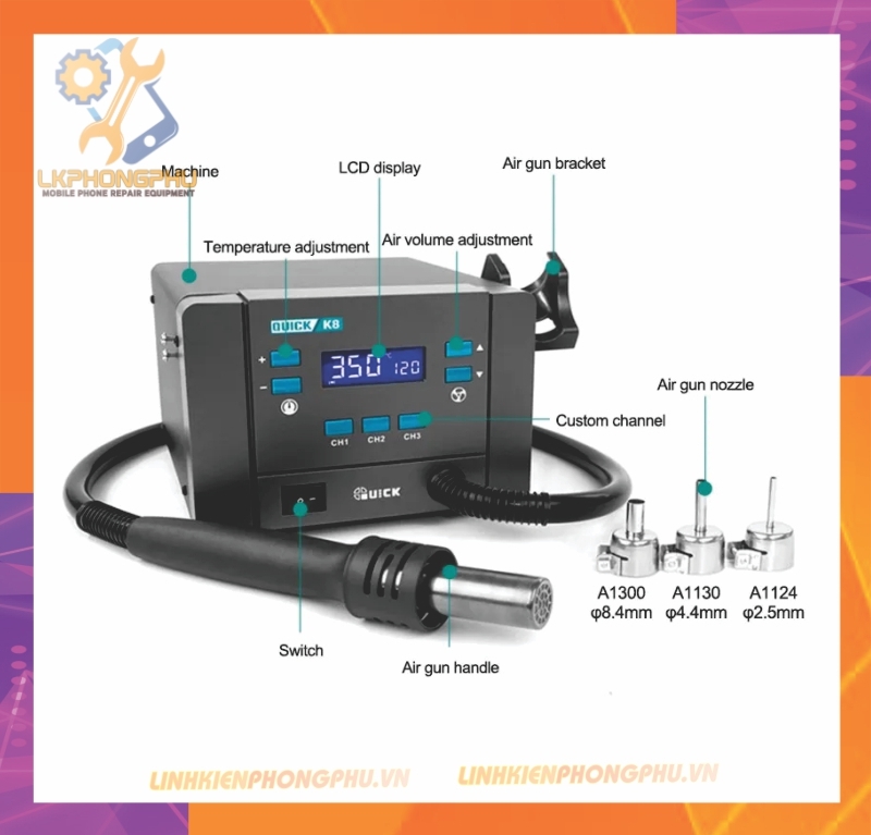 Máy Khò Quick K8 CS1000W