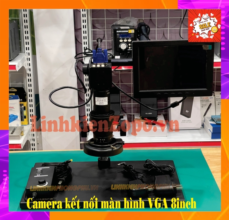 Kính hiển vi soi mạch kết nối vi tính, màn hình Full Bộ 