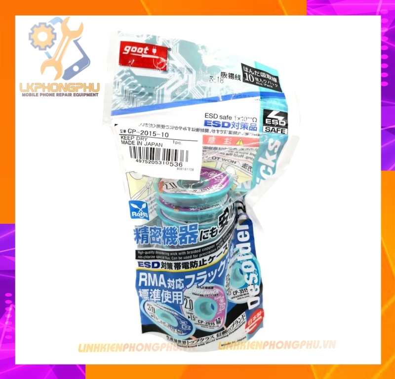 Dây hút chì GootWick Chính hãng 2.0mm-1.5M