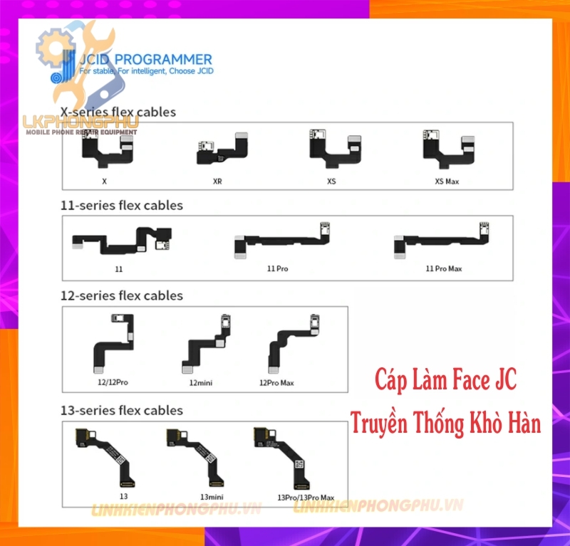 Cáp Làm Face ID JC 13 Series