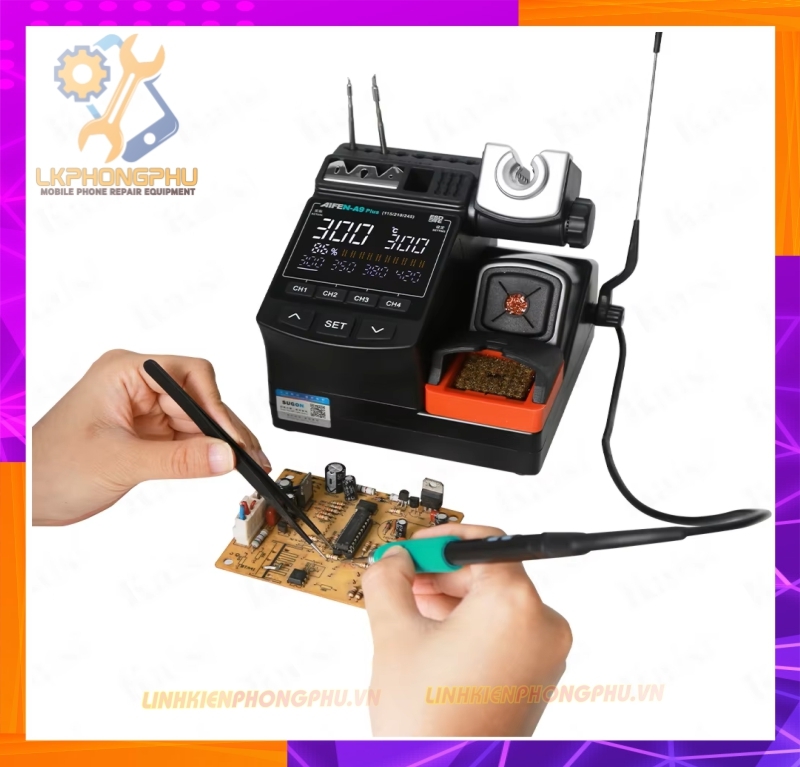 Máy Rung Làm Sạch Main Board Mạch, Rửa Camera Đốm, Rửa Trang Sức… Aojiw HD-286 công suất 60W