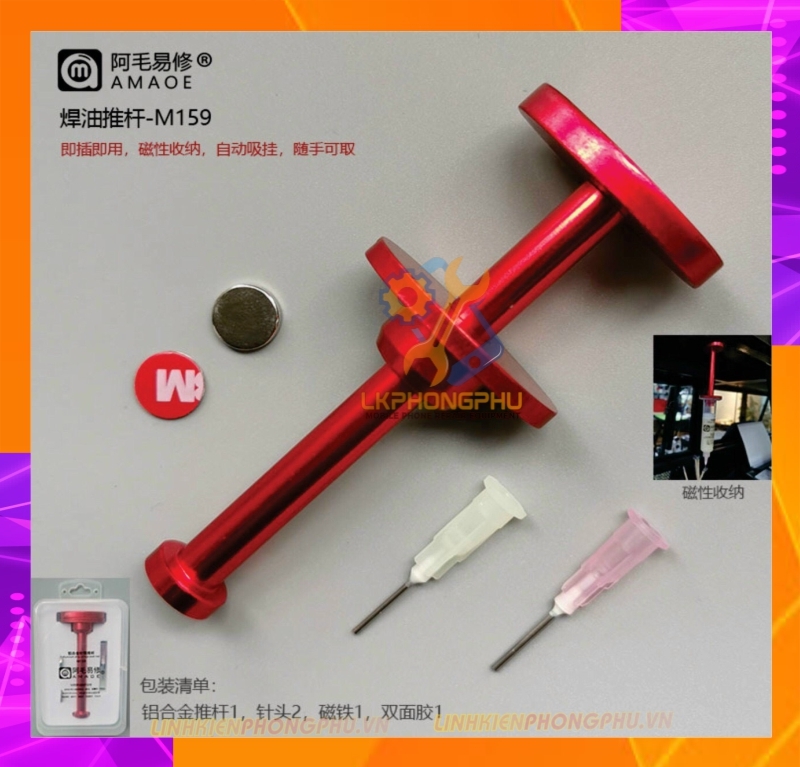 Cần đẩy xilanh Amaoe M159. Mua 1 lần dùng mãi mãi