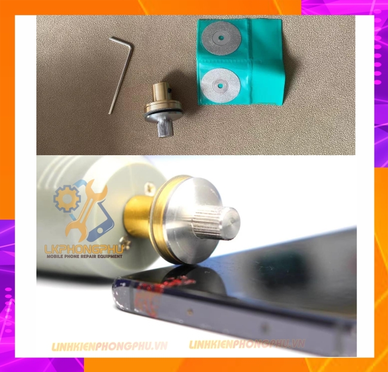 Đầu cắt lấy Mí Cắt Kính Lắp cho máy vệ sinh keo , máy mài, máy cắt trục nhỏ