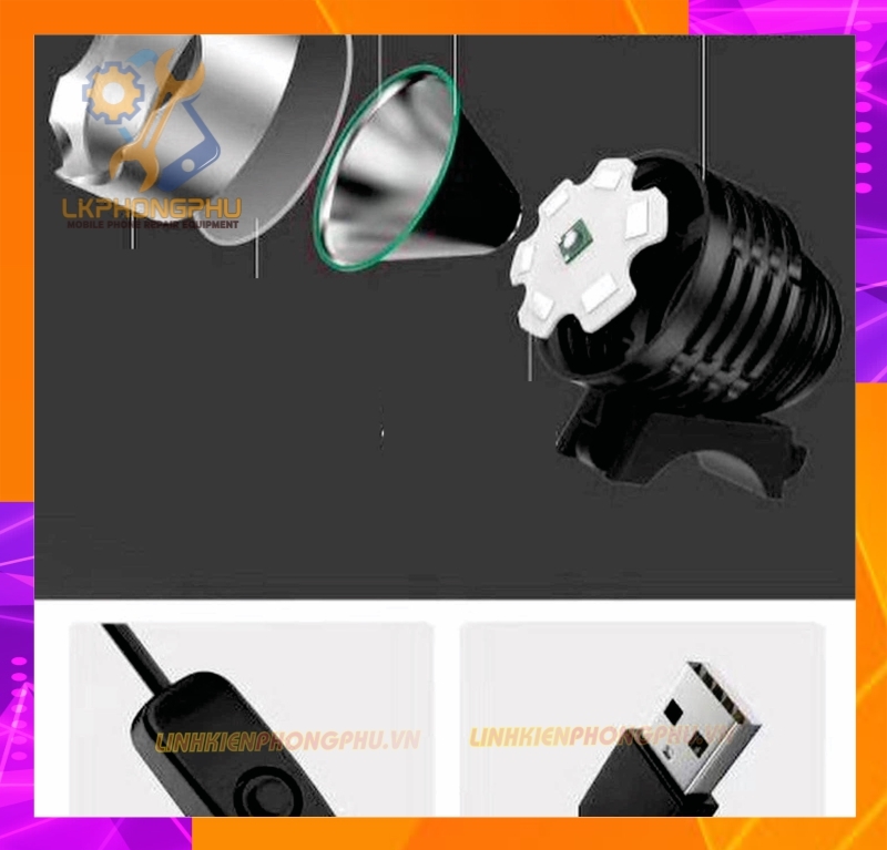 Đèn Led UV USB  5V 10W