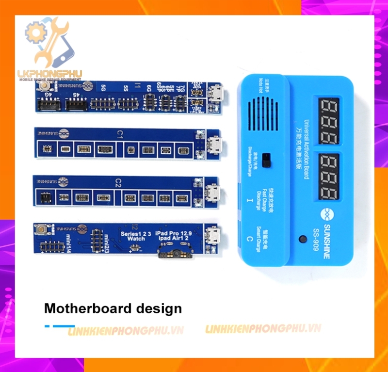 Bộ Kích Pin đa năng Sunshine SS909 iPhone - iPad - Android