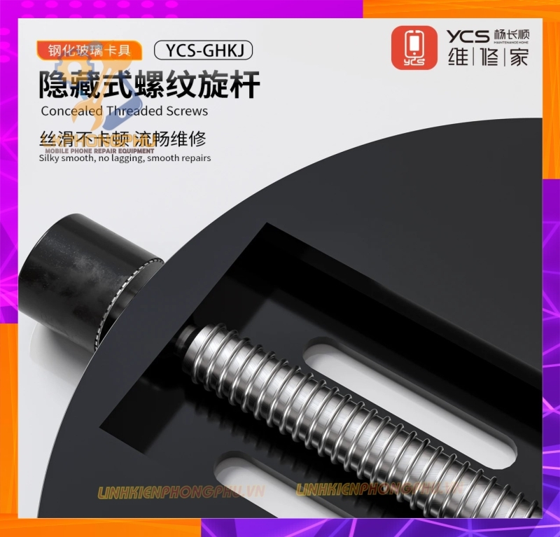 Kẹp Main Mặt Kính Tròn YCS GHKJ New