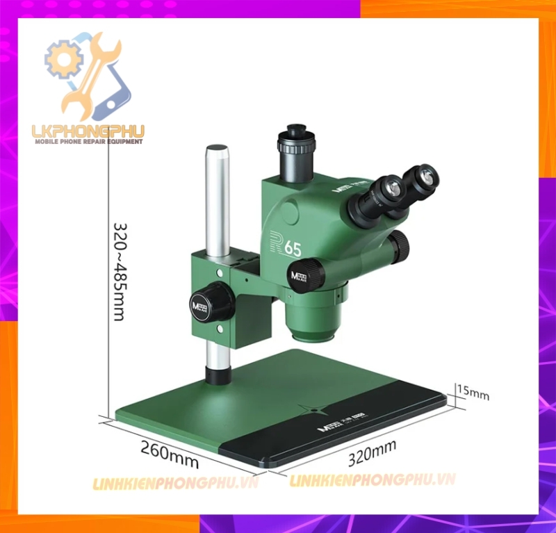  Kính Hiển Vi 3 Mắt MaAnt R65. 6.5-65X HD