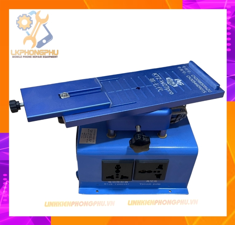 Bàn Nhiệt Cắt Kính Nguyên Khung Xịn KTZ WZ7Pro Xoay 360 Hút Ngoài