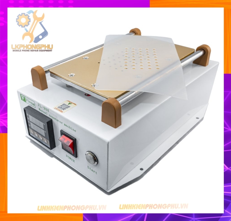 Bàn nhiệt cắt kính 8inch Fiona FL-988 1 Hút Cực Mạnh Siêu Bền
