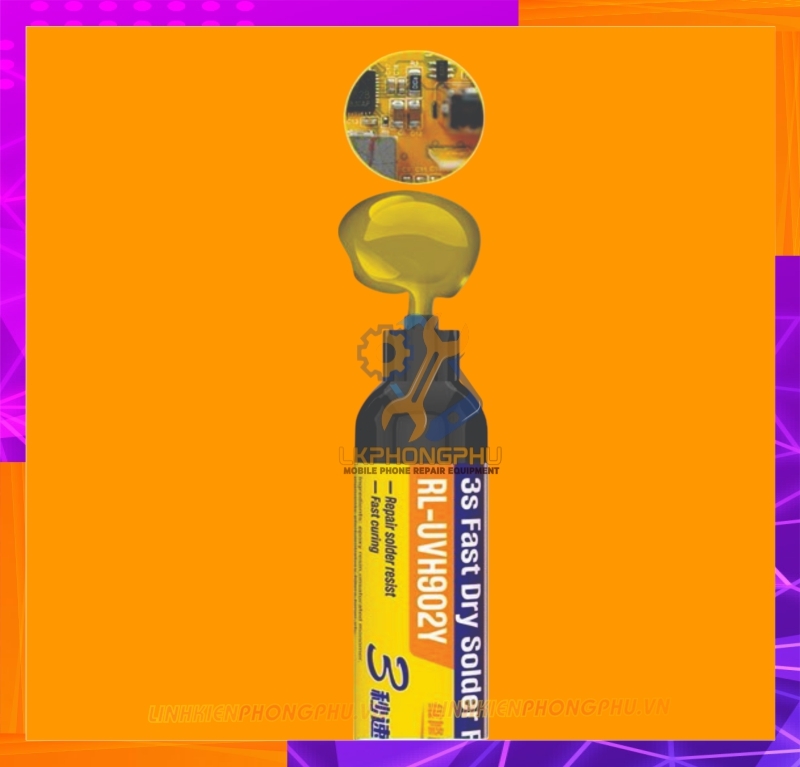 Keo UV ReLife 3S ( 3 Giây Khô ) Trắng, Xanh lá, Vàng, Đen, Đỏ, Xanh dương